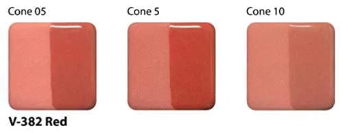 AMACO Velvet Underglaze Red | 2 oz. (59 mL) Lead-Free Ceramic Glaze for Arts & Crafts thumbnail 2