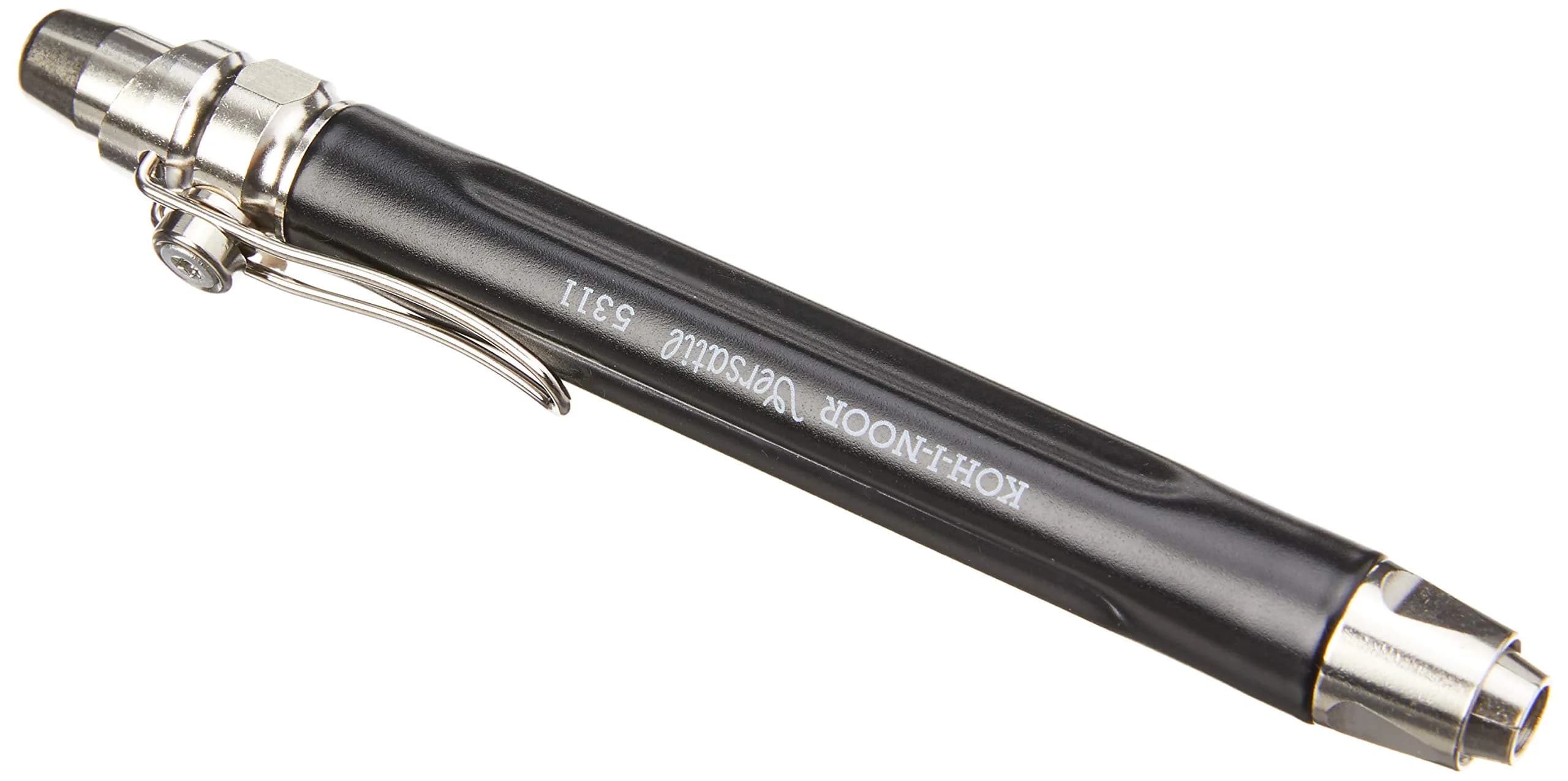 Koh-I-Noor Hardtmuth Lead Holder 5.6mm x 80mm | Metal Barrel, Built-in Sharpener, 1 Each - main product image