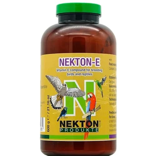 Nekton E Vitamin E Supplement for Birds, 600gm (0.6 kg) | Fertility Aid for Birds, Mammals & Reptiles thumbnail 1