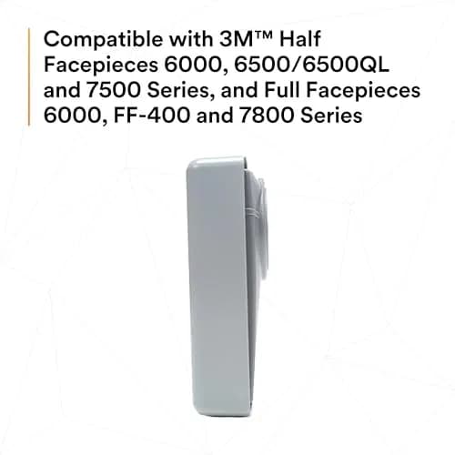 3M Particulate Filter 7093 P100 | High-Efficiency Oil & Non-Oil Particulates Filter (1 Pack of 12) thumbnail 6