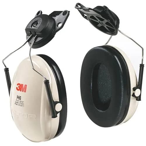 3M PELTOR Optime 95 Earmuffs, Cap Mount, 20 dB NRR, Beige | Industrial Hearing Protection thumbnail 1