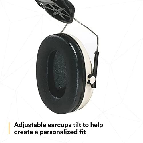 3M PELTOR Optime 95 Earmuffs, Cap Mount, 20 dB NRR, Beige | Industrial Hearing Protection thumbnail 5