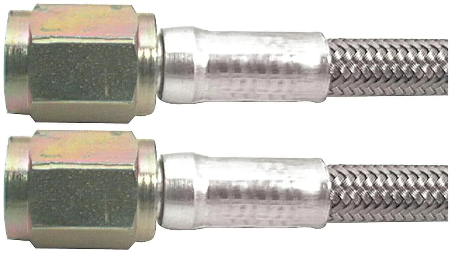 Allstar Performance ALL46300-60#3 Braided Steel Brake Lines 60 Inch | Durable PTFE & Stainless Steel - main product image