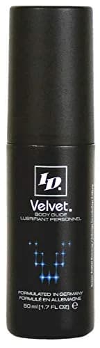 ID Velvet Silicone Based Personal Lubricant 50ml | Ultra-Long Lasting, Water-Resistant, Made in USA thumbnail 1