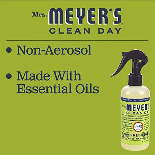 Mrs. MEYER'S Lemon Verbena Room Freshener Spray Bottle, 8 Fl oz (Pack of 2) | Garden-fresh citrus scent, cruelty free, non-aerosol thumbnail 6