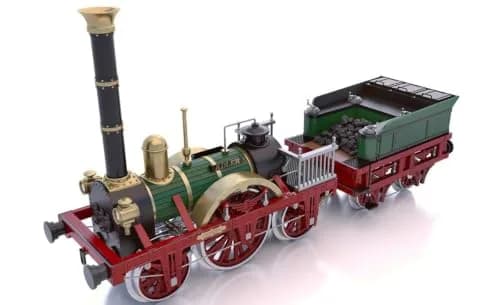 Occre Adler Locomotive 1:24 Scale Model Kit | Highly Detailed Plastic Assembly Kit for Collectors thumbnail 6