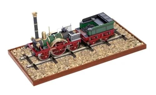 Occre Adler Locomotive 1:24 Scale Model Kit | Highly Detailed Plastic Assembly Kit for Collectors thumbnail 8