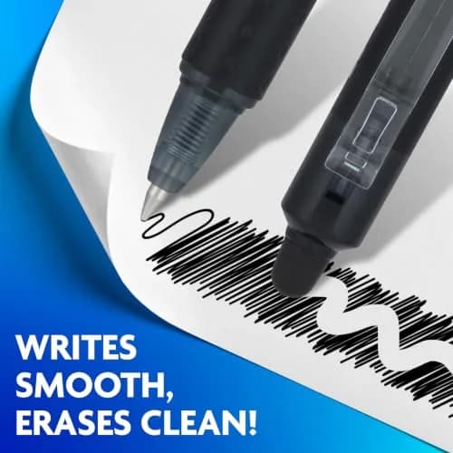 PILOT FriXion Clicker Erasable Pens, Black/Blue/Red Inks, 3-Pack | Smooth Ink Flow Writing Instrument thumbnail 2