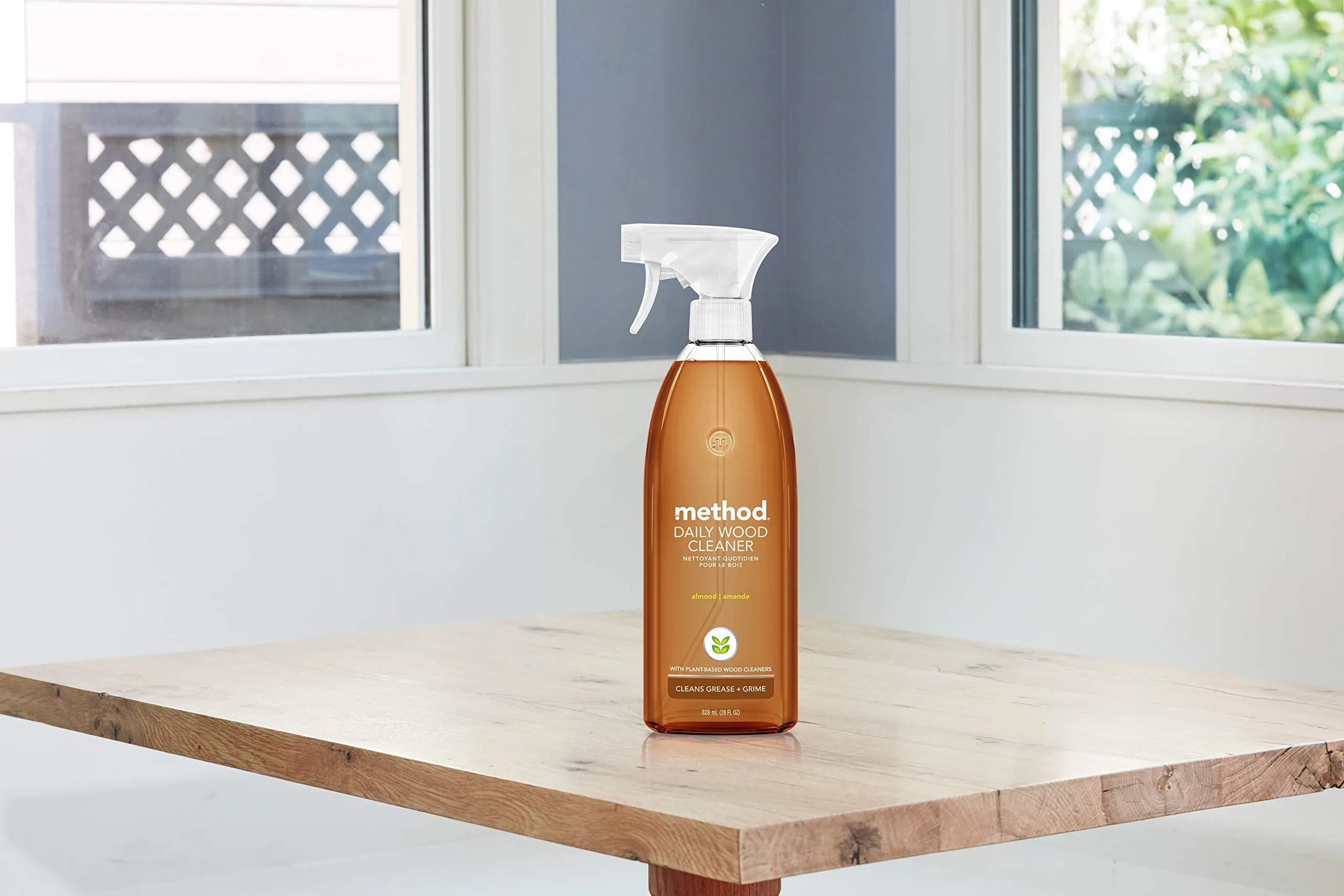 Method Daily Wood Cleaner Spray Almond 828ml (28 Fl Oz) | Cleans & Protects Finished Wood Surfaces - view 5