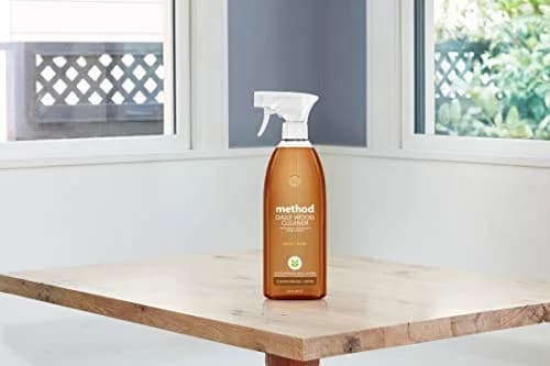 Method Daily Wood Cleaner Spray Almond 828ml (28 Fl Oz) | Cleans & Protects Finished Wood Surfaces thumbnail 5