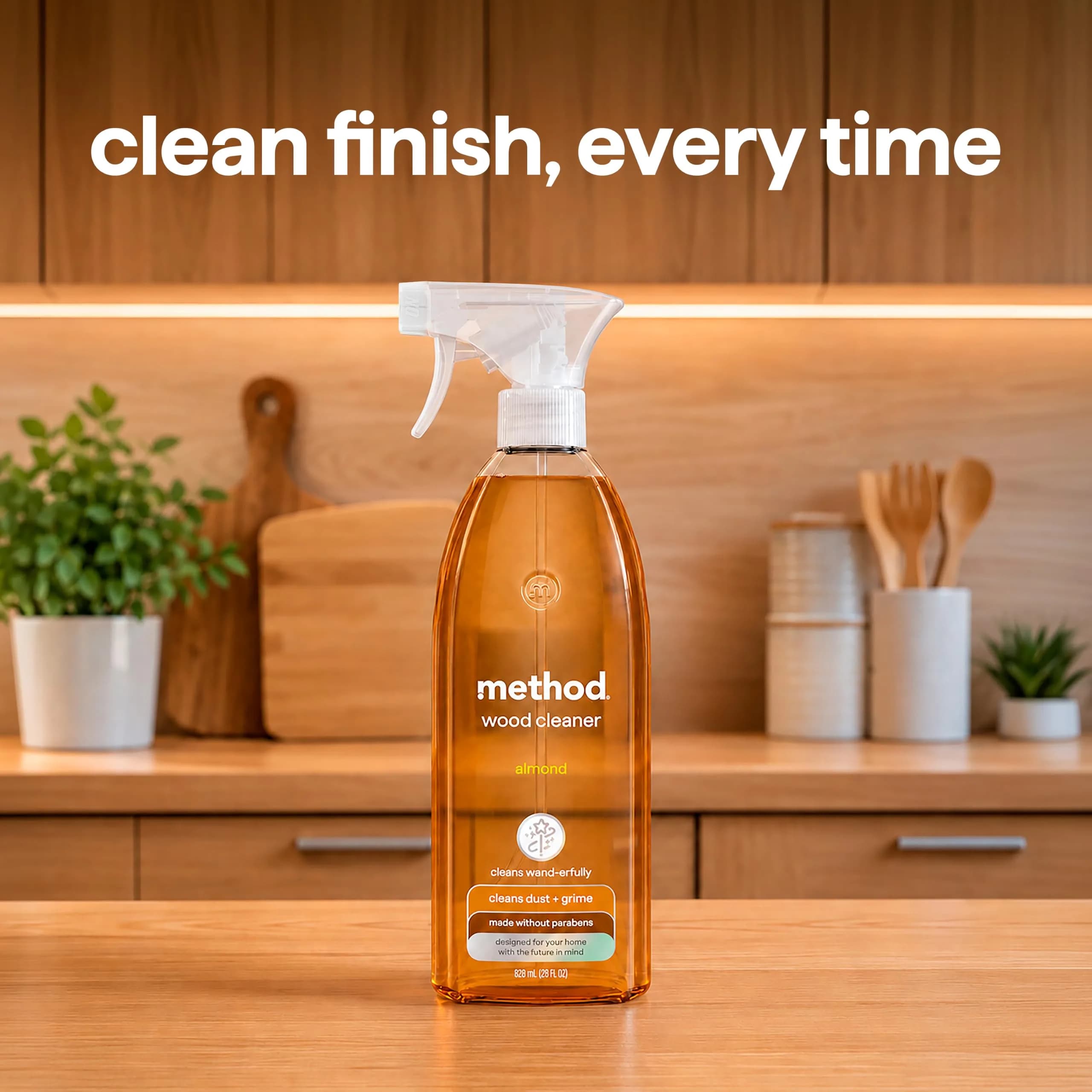 Method Daily Wood Cleaner Almond Scent - 28 Fl Oz (Pack of 1) - view 2
