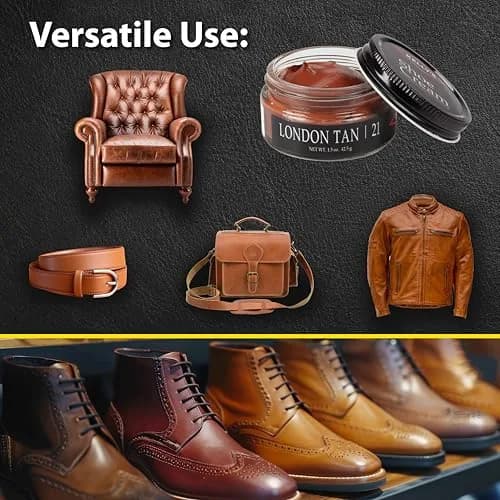 Kelly's London Tan Shoe Polish Cream 1.5 oz (44 ml) | Professional Leather Care thumbnail 4