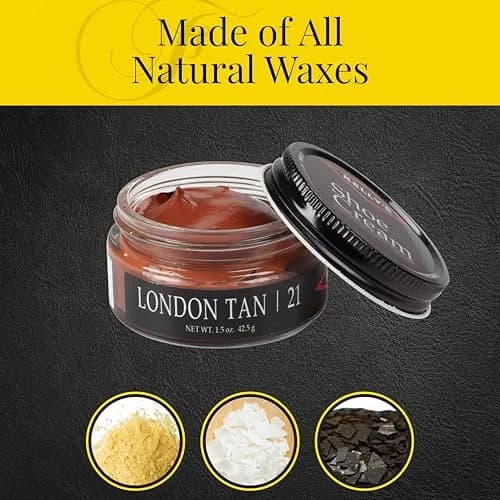 Kelly's London Tan Shoe Polish Cream 1.5 oz (44 ml) | Professional Leather Care thumbnail 3