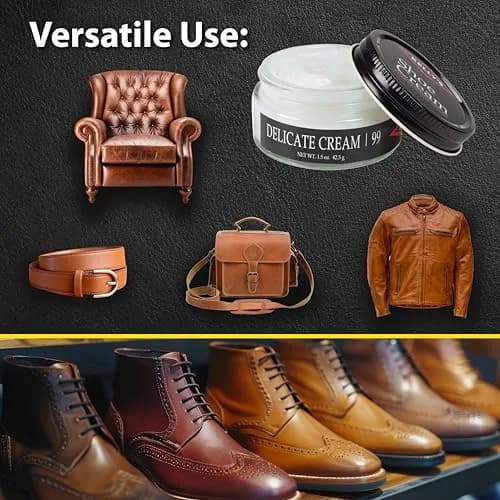 Kelly's Delicate Cream Shoe Polish 1.5 oz (44 ml) | Professional Leather Shoe Cream thumbnail 4