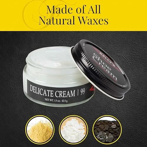 Kelly's Delicate Cream Shoe Polish 1.5 oz (44 ml) | Professional Leather Shoe Cream thumbnail 3