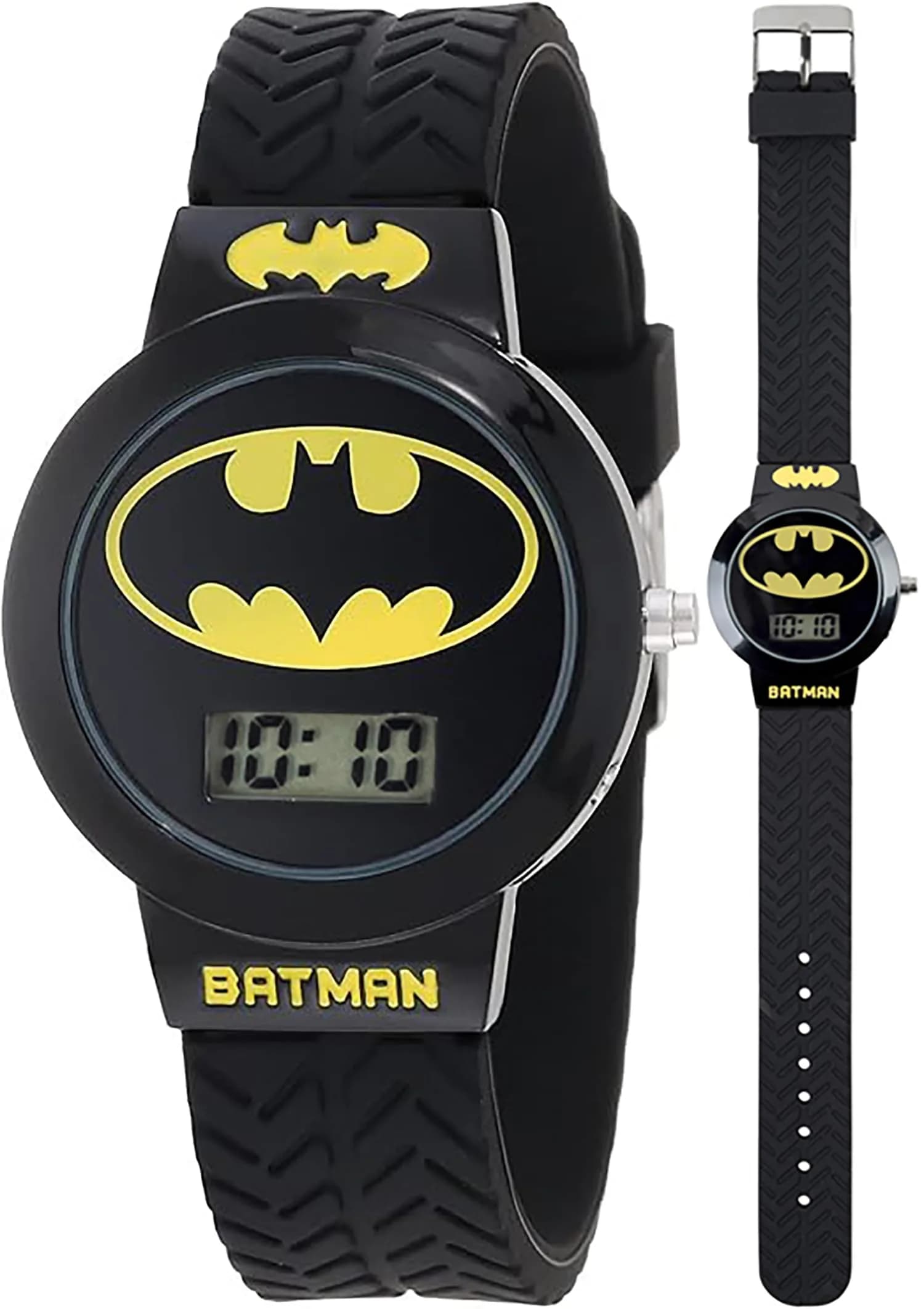 Accutime Batman Kids' BAT5041 Watch with Black Rubber Band | Digital Time & Superhero Style (70-120 chars)