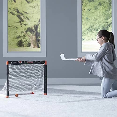 Franklin Sports NHL Philadelphia Flyers Mini Hockey Goal + Stick Set | Ages 3+ Indoor Knee Hockey thumbnail 8