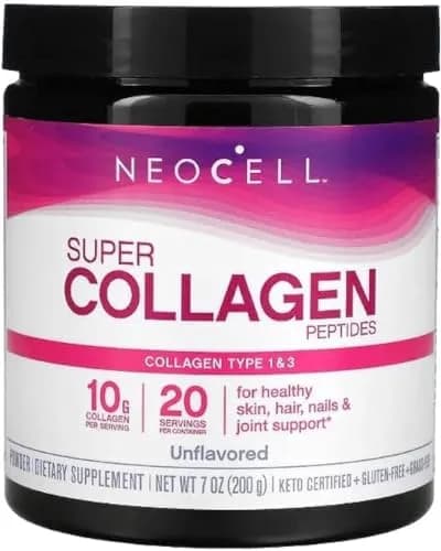 NeoCell Super Powder Collagen Type 1 & 3 Unflavored 312g (11 oz) | Grass-Fed Peptides for Skin, Hair & Nails thumbnail 1