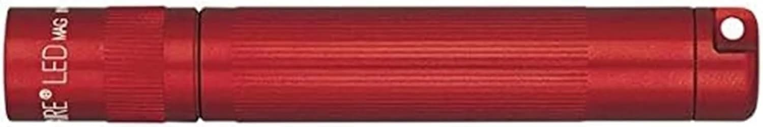 MagLite Solitaire LED Flashlight Red 27 Lumens (0.5 inch diameter) | Keychain-Sized, Water-Resistant, Adjustable Beam - main product image