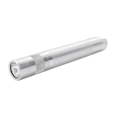 MagLite Solitaire LED Keychain Flashlight Silver | 47 Lumens, 46m Beam, AAA Battery Included — Silver