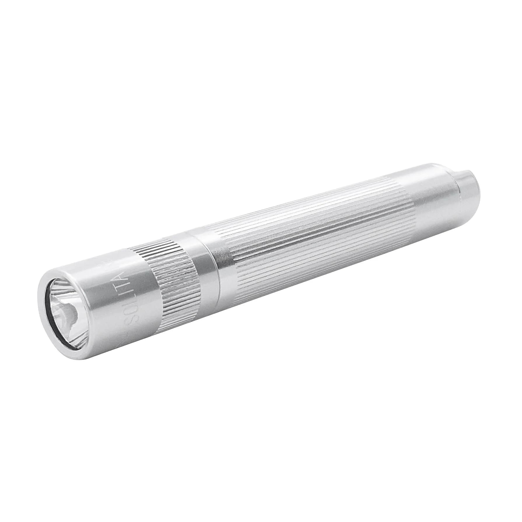 MagLite Solitaire LED Flashlight Gray | Compact, Water-Resistant, Adjustable Beam — Silver