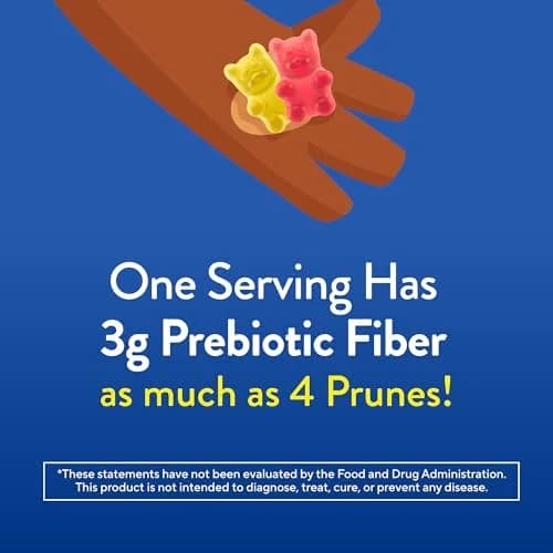 Lil Critters Kids Fiber Gummies for Digestive Support | Sugar Free, 90 Count (Pack of 1) thumbnail 7