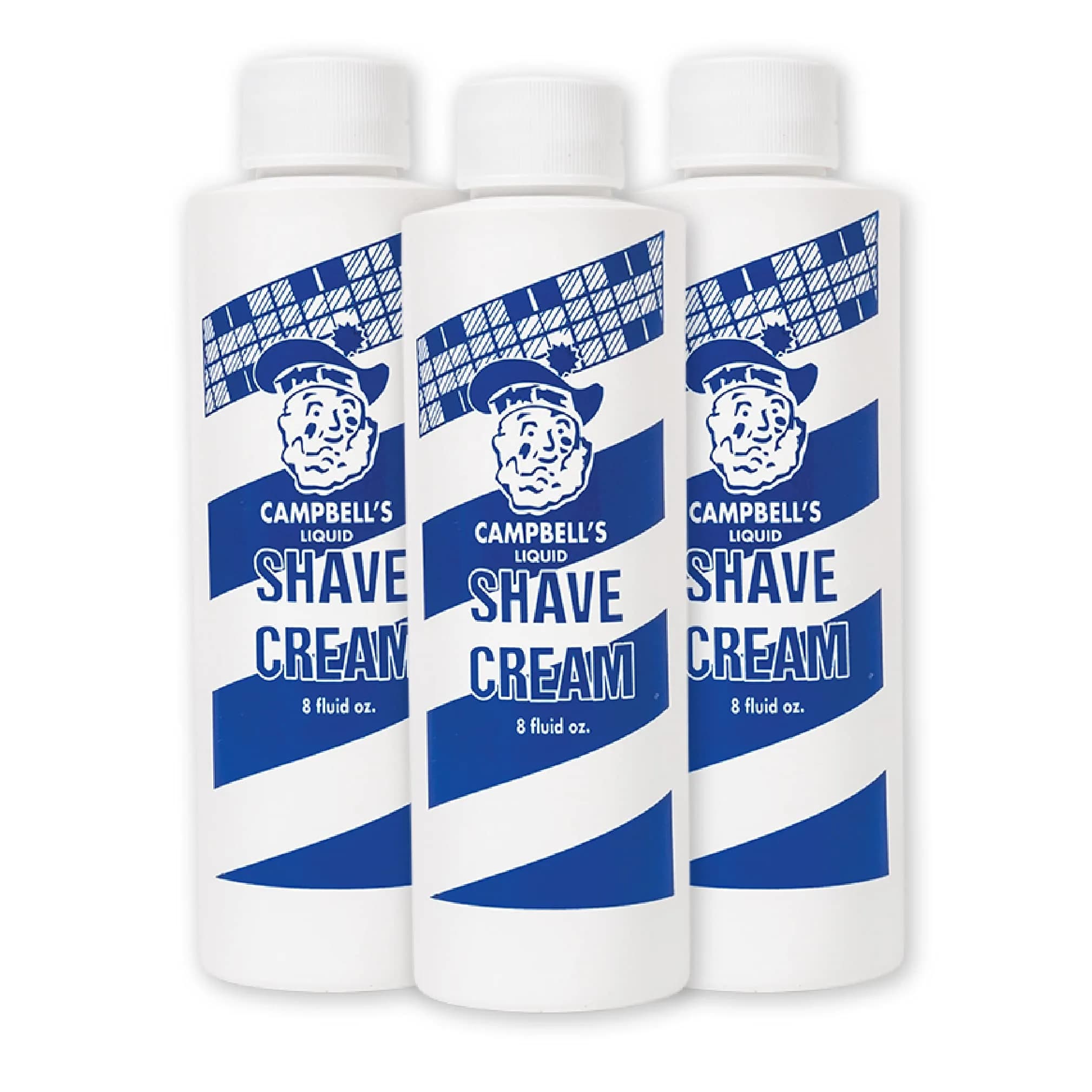 Campbell’s Liquid Shave Cream Lather, Barber Shaving Cream, 8 Oz (Pack of 3) | Barbershop-Quality Hot Lather