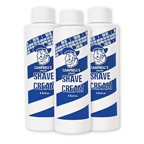 Campbell’s Liquid Shave Cream Lather, Barber Shaving Cream, 8 Oz (Pack of 3) | Barbershop-Quality Hot Lather thumbnail 1