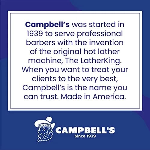 Campbell’s Liquid Shave Cream Lather, Barber Shaving Cream, 8 Oz (Pack of 3) | Barbershop-Quality Hot Lather thumbnail 7