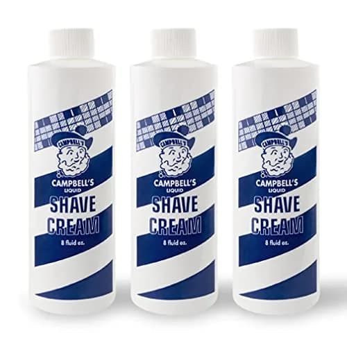 Campbell’s Liquid Shave Cream Lather, Barber Shaving Cream, 8 Oz (Pack of 3) | Barbershop-Quality Hot Lather thumbnail 2