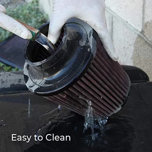 K&N 62-1600WT Breather Air Filter 1.75 in Height | High Performance, Washable, Reusable Engine Filter thumbnail 2