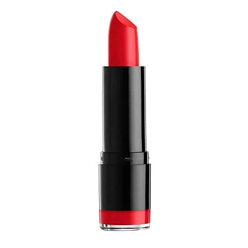 NYX PROFESSIONAL MAKEUP Extra Creamy Round Lipstick Fire (Fire-Engine Blue-Toned Red) 3.3g (0.11 oz) | Long-Lasting Matte Finish - main product image