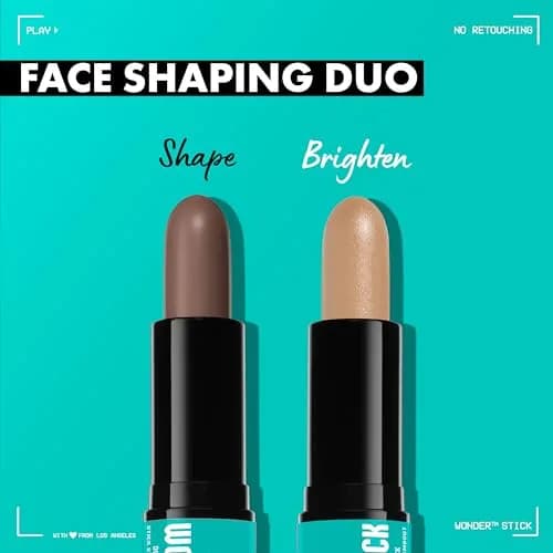 NYX PROFESSIONAL MAKEUP Wonder Stick Contour & Highlight Stick - Deep Rich, 0.32 oz (9 g) - view 2