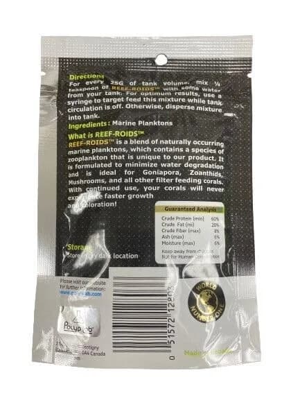 Polyp Lab Nano Reef-Roids Coral Food 37g (1.23 oz) | Enhances Coral Growth and Coloration thumbnail 3