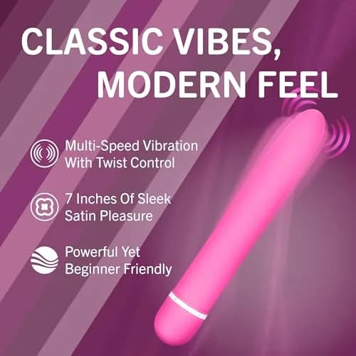 Blush Rosé Luxuriate 7" Vibrator for Women, Men & Couples - Multi-Speed Satin Smooth Wand thumbnail 4