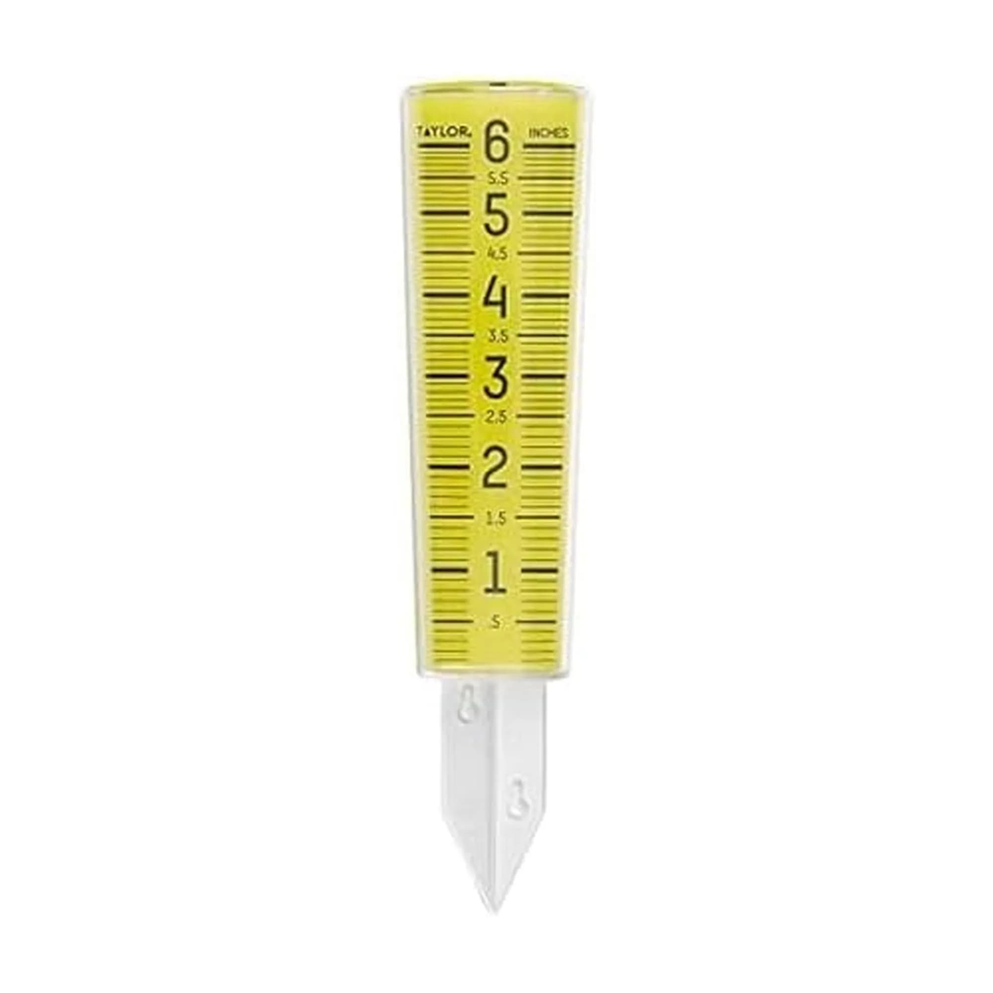 Taylor ClearVu Rain Gauge 15.6 cm (6 inch) Capacity | Measure Rainfall Accurately - main product image