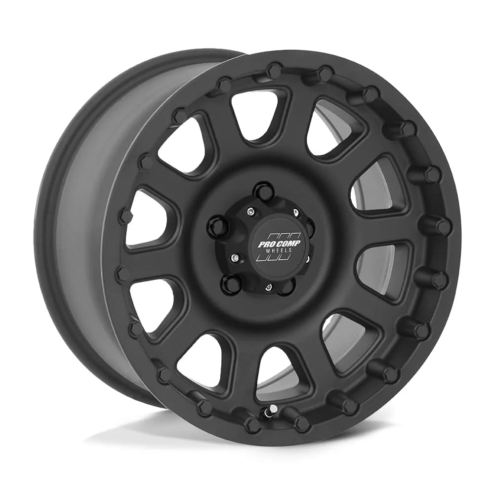 PRO COMP Series 32 16X8 Alloy Wheel 5X4.5 Bolt Pattern | Flat Black Finish, 16 inches
