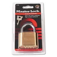 Master Lock MLK175D Resettable Combination Padlock 2" Brass | Durable, Keyless Security for Indoors & Outdoors thumbnail 2