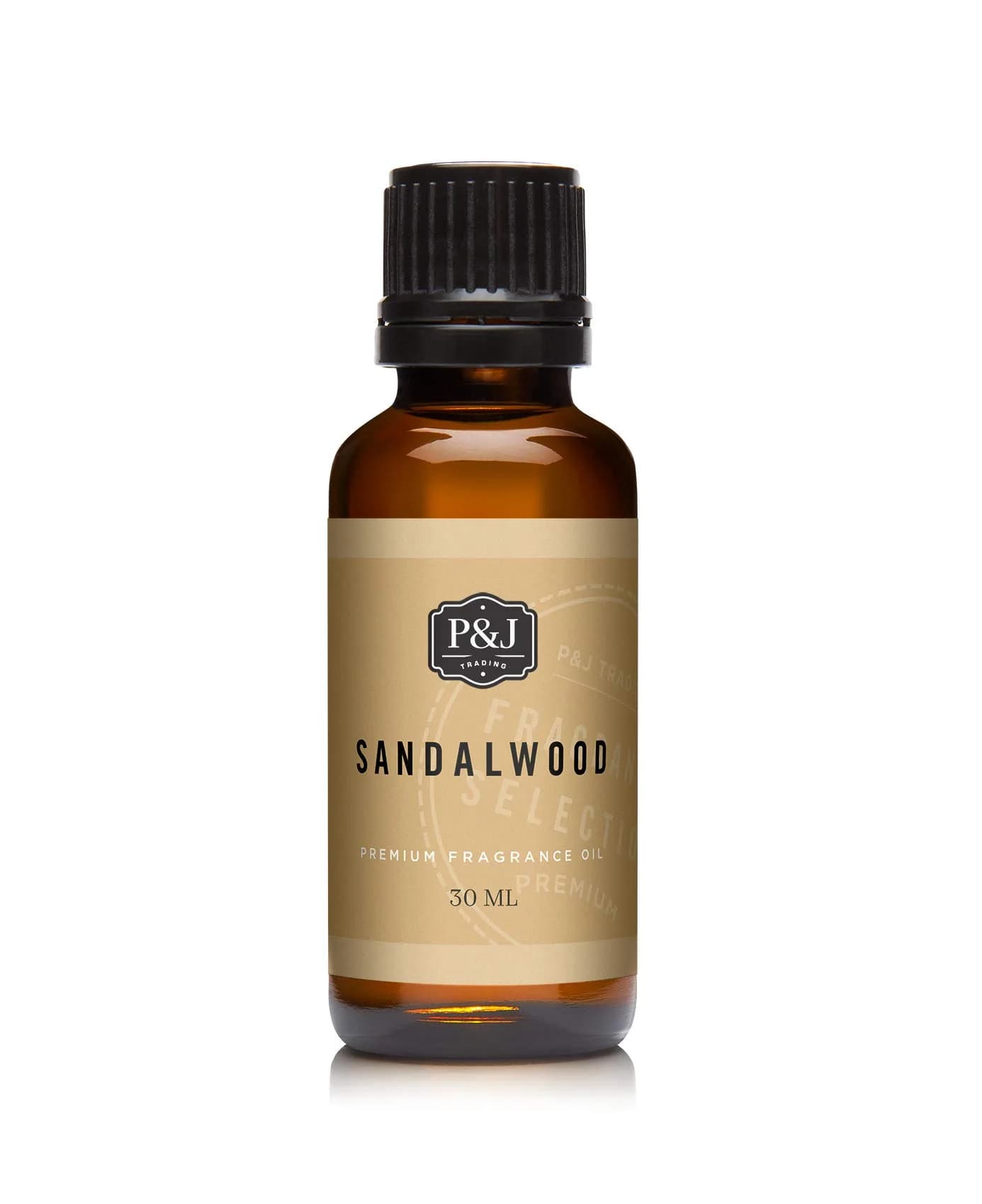 P&J Trading Fragrance Oils for Diffusers & Candle Making, 6 x 10ml Bottles | USA Imported Aromas — Sandalwood / 1.01 Fl Oz