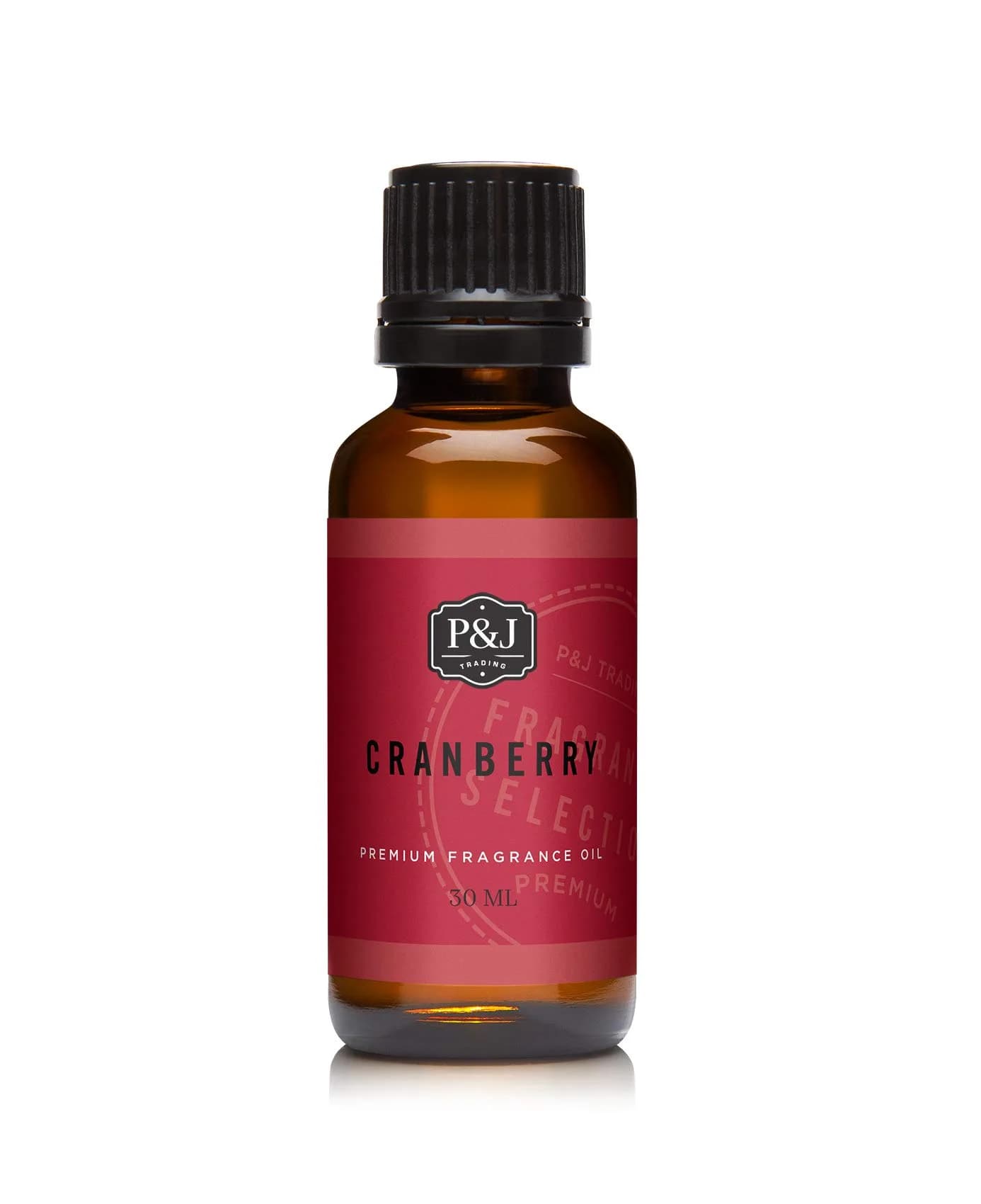 P&J Trading Cranberry Fragrance Oil for Candle Making, 30ml (1.01 Fl Oz) | IFRA Certified Master Perfumer Blend - main product image