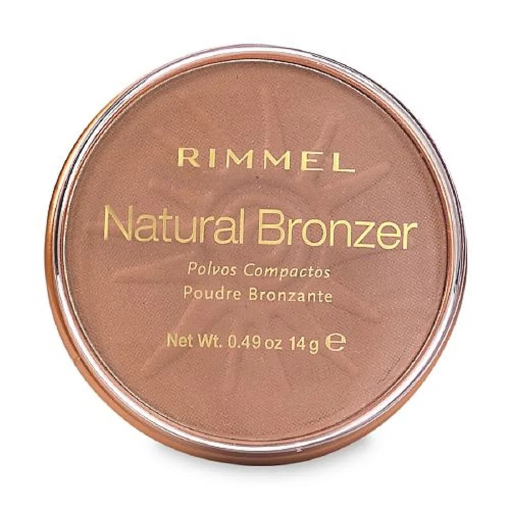 Rimmel London Natural Bronzer Sun Bronze [022] 14.05 g (0.49 oz Pack of 2) | Dermatologically Tested for All Skin Types