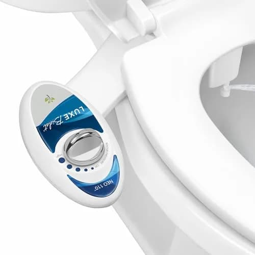 LUXE Bidet NEO 110 Non-Electric Bidet Attachment for Toilet Seat, Blue | Easy Home Upgrade for Modern Bathrooms thumbnail 1