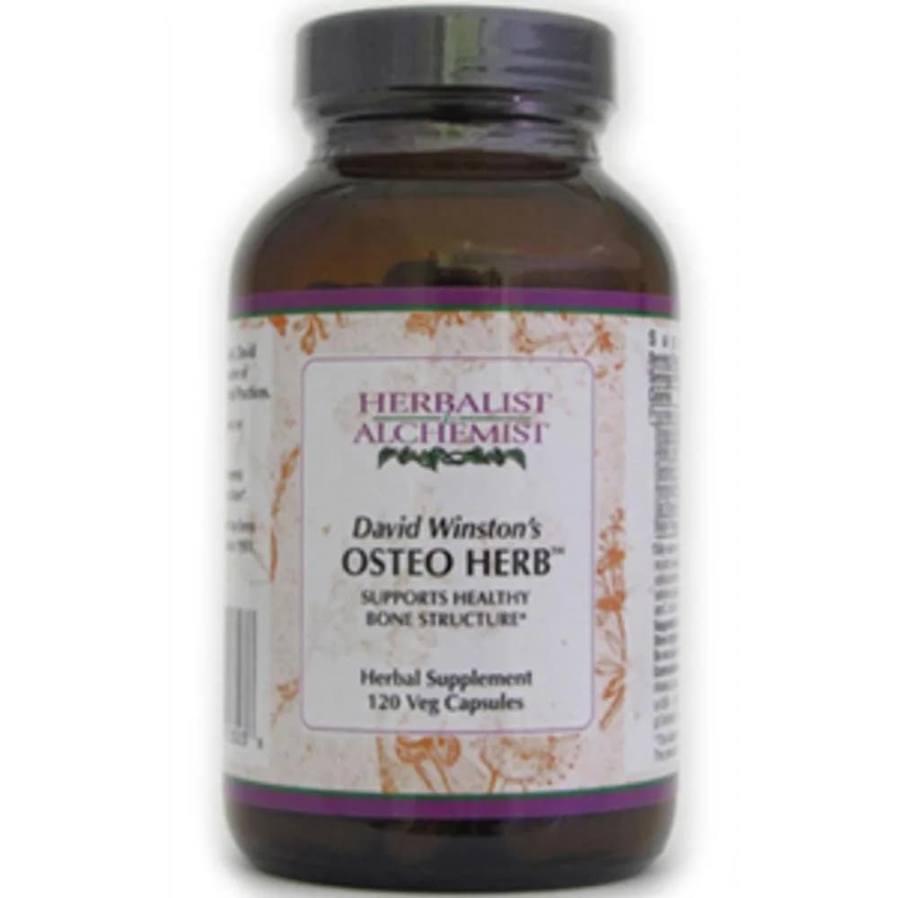 Herbalist & Alchemist David Winston's Osteo Herb 120 VegCaps | Supports Healthy Bone Structure