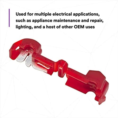 3M Female QuickSlide Disconnect 951K, Red, Nylon Insulated, 22-18 AWG | Reusable, RoHS & UL Certified (70-120 chars) thumbnail 5