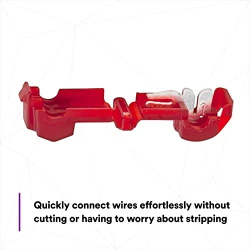 3M Female QuickSlide Disconnect 951K, Red, Nylon Insulated, 22-18 AWG | Reusable, RoHS & UL Certified (70-120 chars) thumbnail 3