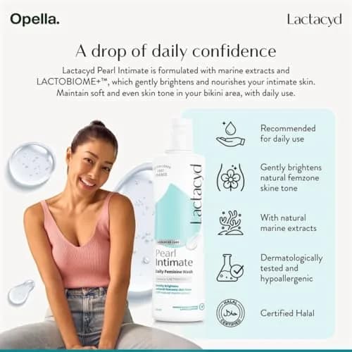 Lactacyd White Intimate Whitening Daily Feminine Wash 150ml (5.07 Fl Oz) | pH Balanced & Hypoallergenic thumbnail 5