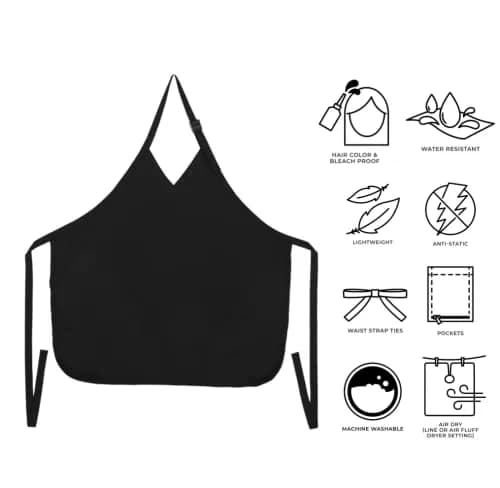 Cricket Water-Resistant Hair Stylist Apron | Bleach-Proof, Anti-Static, Adjustable Straps (One Size) thumbnail 3