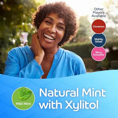 OraCoat XyliMelts for Dry Mouth Relief with Xylitol 40 Ct - 4 Pk, Mild Mint | Long-Lasting Moisture & Natural Sugar-Free Relief thumbnail 9