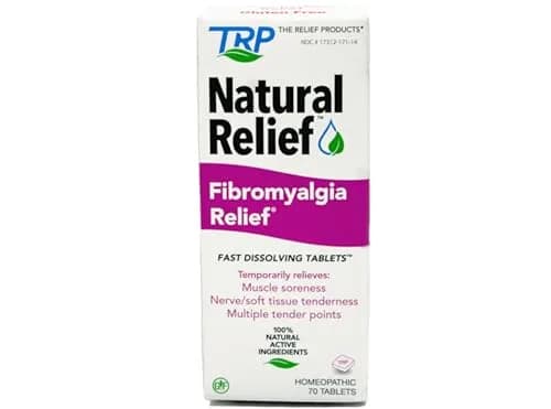 TRP THE RELIEF PRODUCTS Fibromyalgia Tablets 70 Count | Natural Fast Dissolving Relief thumbnail 1
