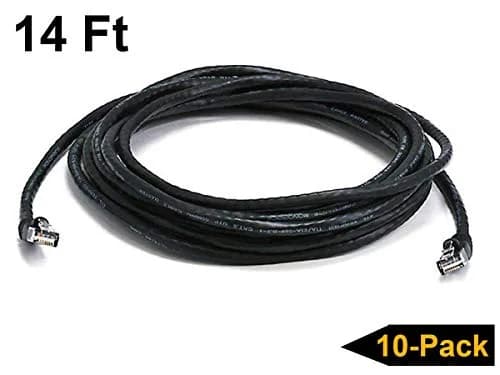 iMBAPrice UL Listed Cat6 Ethernet Network Patch Cable 4.27m (14 Feet) 10-Pack | High-Speed Gigabit Data Transfer thumbnail 2